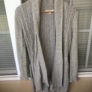 Merona Grey Cardigan w/ belt